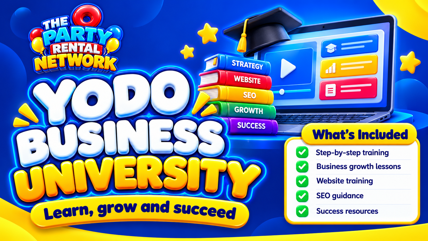 Yodo Business University — The Party Rental Network